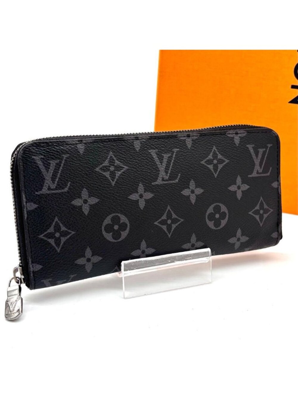 Louis Vuitton Monogram Eclipse Zippy Wallet Horizontal